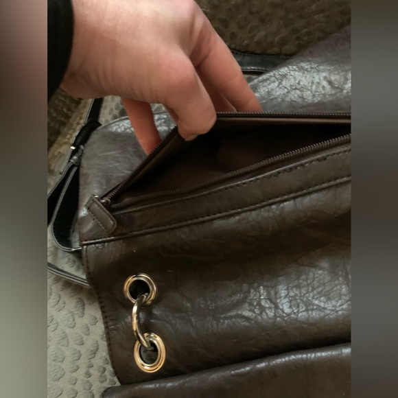 Mark Black “In Reverse Purse” Snap Front Closure, Several Compartments,New - Picture 6 of 16